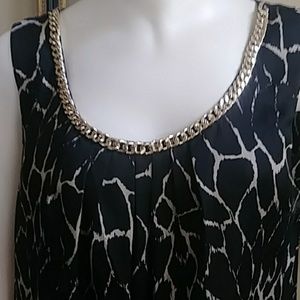 Dana Buchman tunic style embellished top